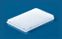 Microplaque PCR 384 puits blanc cadre complet profil bas roche